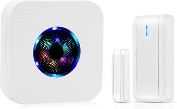 Daytech Wireless Door Chime - Customizable Alerts, Extended Range, and Easy Installation for Enhanced Security at Home or Office
